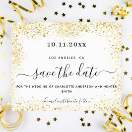 Trouw witte goud glitters budget bewaar datum