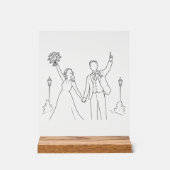 Trouw Woo! Decoratie Acrylaat Bord (Voorkant)