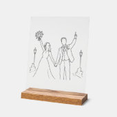 Trouw Woo! Decoratie Acrylaat Bord (Hoek)