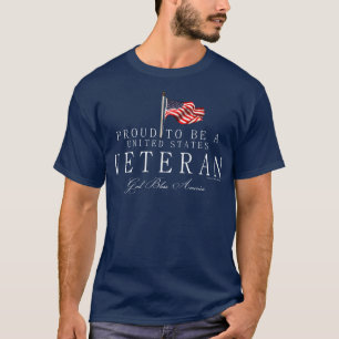 Trouw zijn aan een Amerikaanse veteraan T-shirt