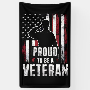 Trouw zijn aan een veteraan van de VS Veteraan Vet Spandoek