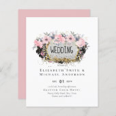 TROUW - Zilveren Roosgoud Bloemig Meisjesachtig Gl (Voorkant / Achterkant)