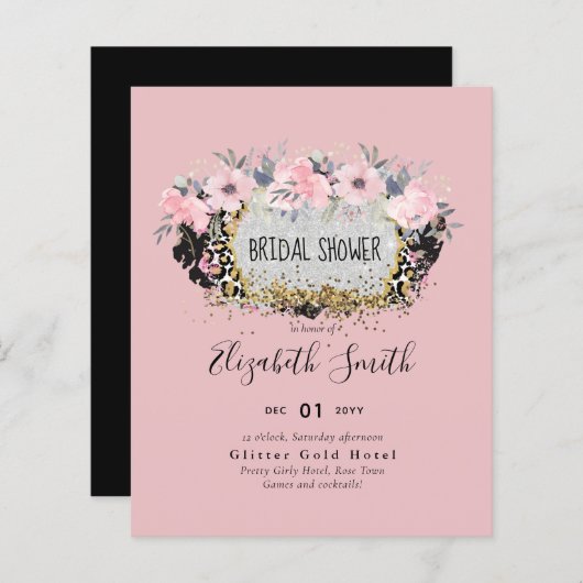 TROUW - Zilveren Rosegoud Bloem Meisjesachtige Gli (Voorkant / Achterkant)