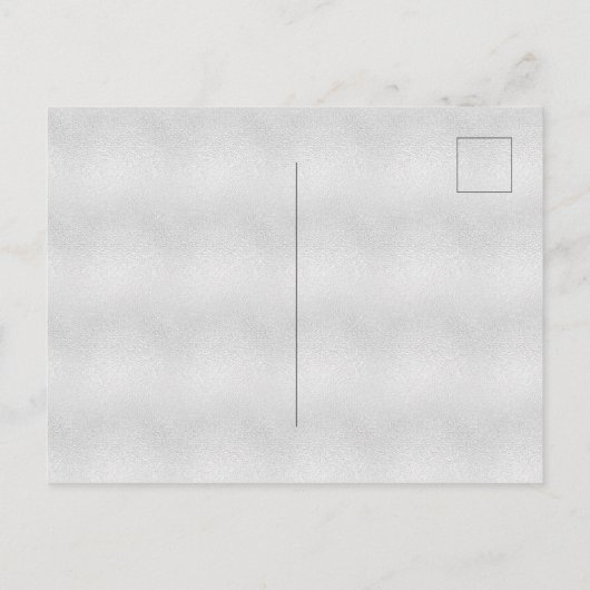 Trouw zilveren roze glitterspul uitnodiging briefkaart (Achterkant)