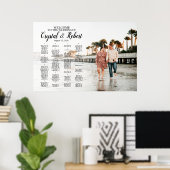 Trouw zitplaats bord met foto poster (Thuiskantoor)