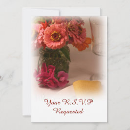 Trouw Zomer Bloemen aankondiging