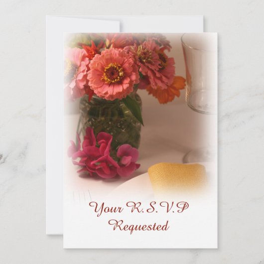 Trouw Zomer Bloemen aankondiging (Voorkant)