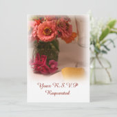 Trouw Zomer Bloemen aankondiging (Staand voorkant)