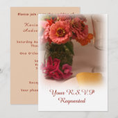 Trouw Zomer Bloemen aankondiging (Voorkant / Achterkant)