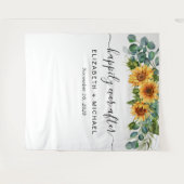 Trouw Zonnebloem Eucalyptus Fotohokje Wandkleed (Voorkant (horizontaal))