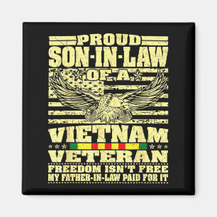 Trouw zoon van een Vietnam-veteraan - vrijheid Magneet