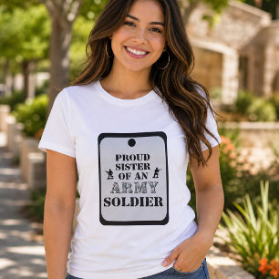 Trouw Zuster Hondenpenning Leger Vrouwen T-shirt