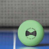Trouw Zwart Strik Pak Beste Man Ping Pong Bal Pingpongbal (Net)