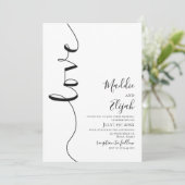 Trouw, Zwart & Wit Eenvoudig, Typografie, Script, Kaart (Staand voorkant)