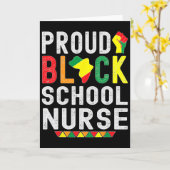 Trouw zwarte schoolverpleegster Zwarte Geschiedeni Kaart (Gele Bloem)