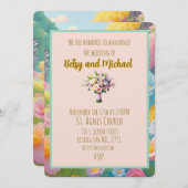 " TROUWAANKONDIGING UITNODIGING " (Voorkant / Achterkant)