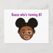 #TrouwAanMijnNatuurlijkeIk Kies-Mijn-Huidskleur Ve Briefkaart (Voorkant)