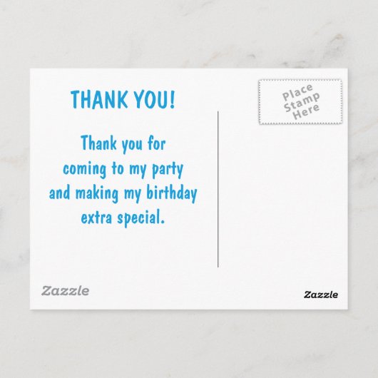 #TrouwAanMijzelf Verjaardag Bedankt Briefkaart (Achterkant)