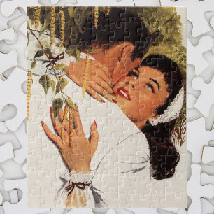 Trouwaanzoek in vintage stijl, Liefde en Romantiek Legpuzzel