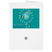 Trouwacceptatie Kaart Butterfly Hearts (Achterkant)