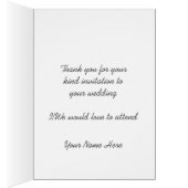 Trouwacceptatie Kaart Butterfly Hearts (Binnen (Rechts))