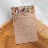 Trouwaccommodaties | Muted Peach Beige & QR Informatiekaartje