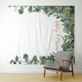 Trouwachtergrond - Eucalyptus - Fotohokje Wandkleed (In Situ (horizontaal))