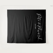 Trouwachtergrond, foto rekwisiet, op maat gemaakte wandkleed (Voorkant (horizontaal))