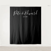 Trouwachtergrond, foto rekwisiet, op maat gemaakte wandkleed (Voorkant)