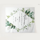 Trouwachtergrond, fotoframe, fotocabine-accessoire wandkleed (Voorkant (horizontaal))