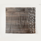 Trouwachtergrond, fotorekwisiet, aangepaste achter wandkleed (Voorkant (horizontaal))