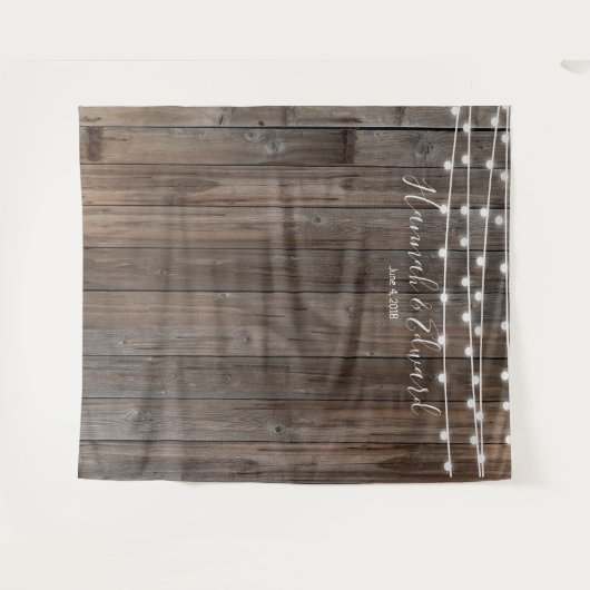 Trouwachtergrond, fotorekwisiet, aangepaste achter wandkleed (Voorkant (horizontaal))