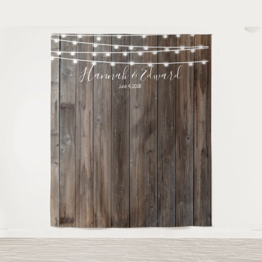 Trouwachtergrond, fotorekwisiet, aangepaste achter wandkleed (Voorkant)