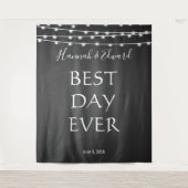 Trouwachtergrond, fotorekwisiet, aangepaste achter wandkleed (Voorkant)