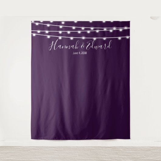 Trouwachtergrond, fotorekwisiet, aangepaste achter wandkleed (Voorkant)