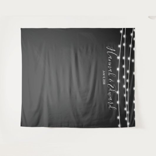 Trouwachtergrond, fotorekwisiet, grote feestachter wandkleed (Voorkant (horizontaal))