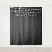 Trouwachtergrond, fotorekwisiet, grote feestachter wandkleed (Voorkant)