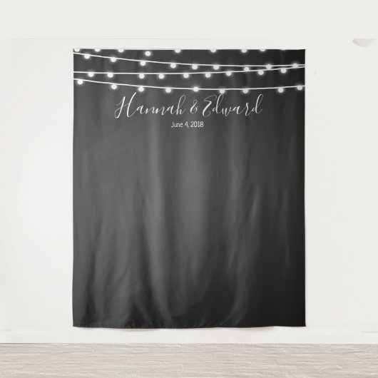 Trouwachtergrond, fotorekwisiet, grote feestachter wandkleed (Voorkant)