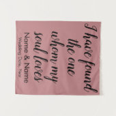 Trouwachtergrond voor ceremonie, rustieke achtergr wandkleed (Voorkant (horizontaal))