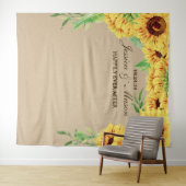 Trouwachtergrond - Vrijgezellenfeest Foto Prop Wandkleed (In Situ (horizontaal))