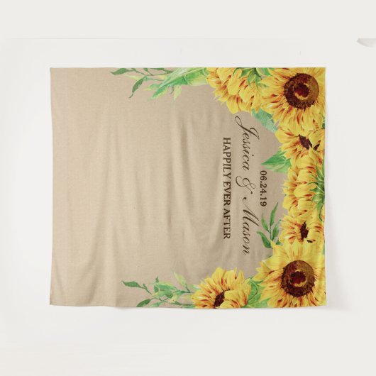 Trouwachtergrond - Vrijgezellenfeest Foto Prop Wandkleed (Voorkant (horizontaal))