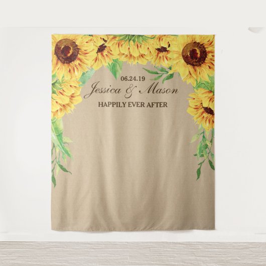 Trouwachtergrond - Vrijgezellenfeest Foto Prop Wandkleed (Voorkant)