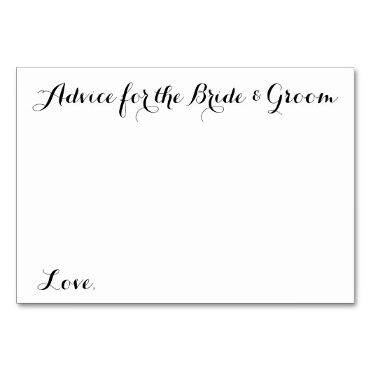 Trouwadvies Kaarten Advies voor de bruid & bruideg (Voorkant)