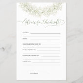 Trouwadvies voor de bruid Flyer (Voorkant)