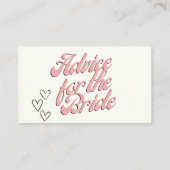 Trouwadvieskaarten Advieskaart (Achterkant)