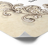 Trouwakte-Huwelijksakte-(Sieraad) Poster (Hoek)