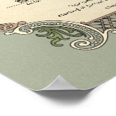 Trouwakte-Huwelijksakte-(Sieraad) Poster (Hoek)