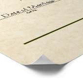 Trouwakte-Huwelijksakte-(Sieraad) Poster (Hoek)