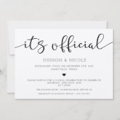 Trouwannonce en Ontvangst Uitnodiging (Voorkant)