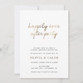 Trouwannonce en uitnodiging voor een gelukkig leve (Achterkant)